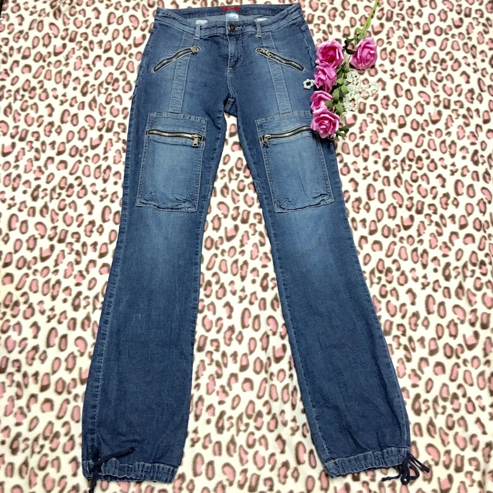 Guess Utility  Denim Jogger Pant Jean